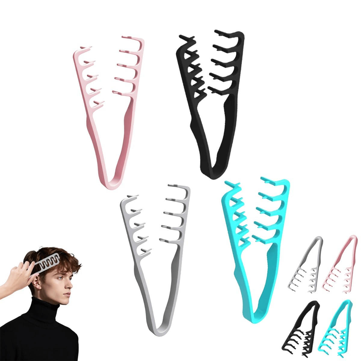๐2026 Upgrade Volumizing Comb, Wide-Tooth Styling for Men & Women