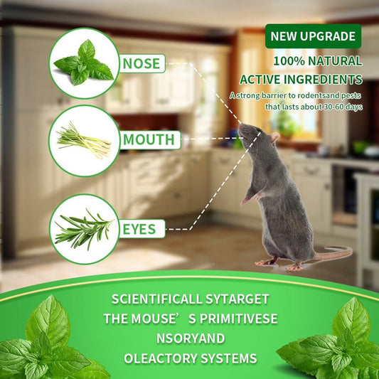 12 Pcs Mouse & Rodent Repellent