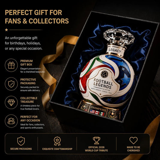 ⚽ Own the Glory: 2026 Match Ball Decanter – Heritage Edition