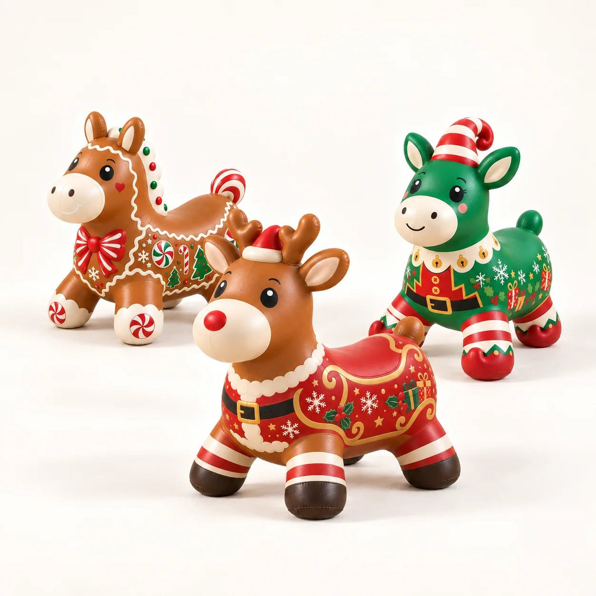 🎄 Christmas Animal Hopper – A Bouncy Ride-On Gift for Kids 🎁