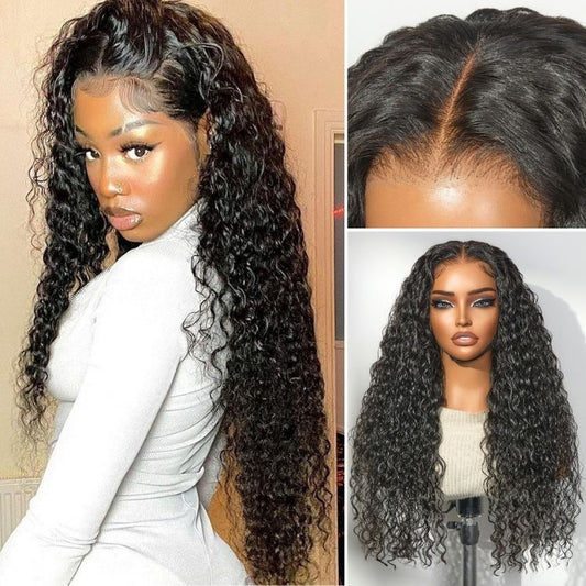 Glueless Water Wave Wig – Fluffy & Natural Volume