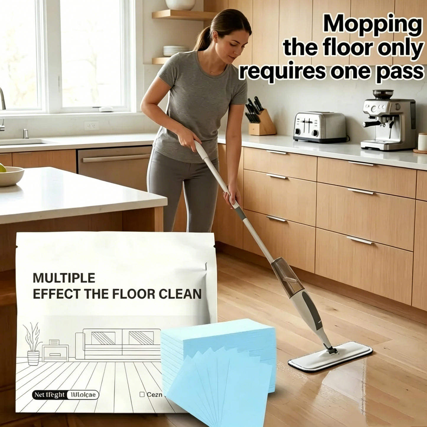 100-Piece Household Floor Cleaning Tablets