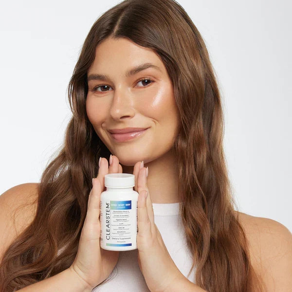 CLEARSTEM MINDBODYSKIN™ Vitamin Supplement – Hormonal Acne & Skin Balance Formula – 90 Capsules