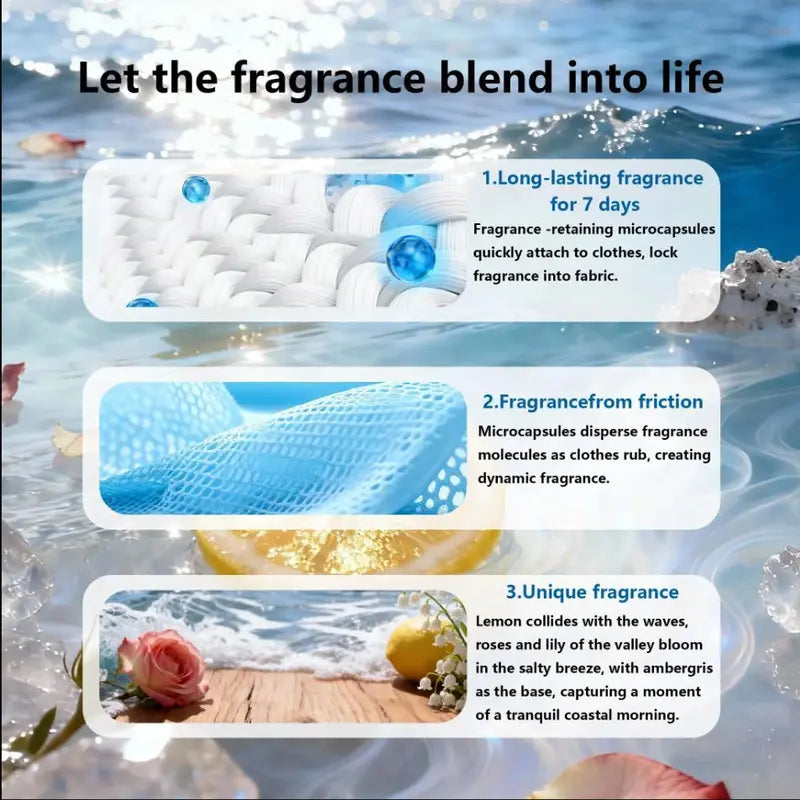 Scented Laundry Detergent Capsule Pods 30pcs - 4-in-1 Ultra-Concentrated Deodorizer with Fruity Fragrance