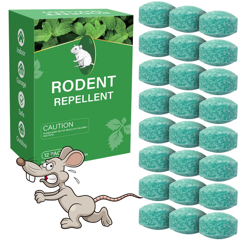 12 Pcs Mouse & Rodent Repellent
