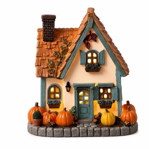 Fall Pumpkin Light-Up Cottage Decor Collection