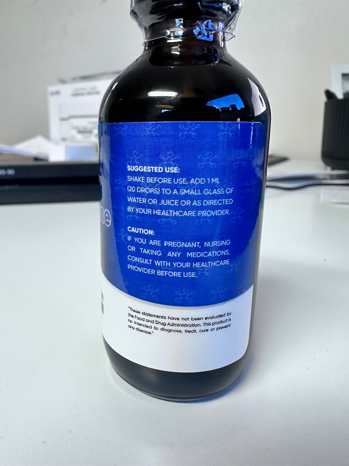 Methylene Blue Pharmaceutical Grade, USP Grade, Third-Party Tested Dietary Supplement for Humans, No Formaldehyde, Made in USA (0.5% 50ml Bottle)