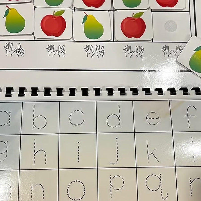 **My Preschool Busy Book – Interactive Learning Activity Book for Toddlers with Alphabet, Numbers, Colors & Shapes**