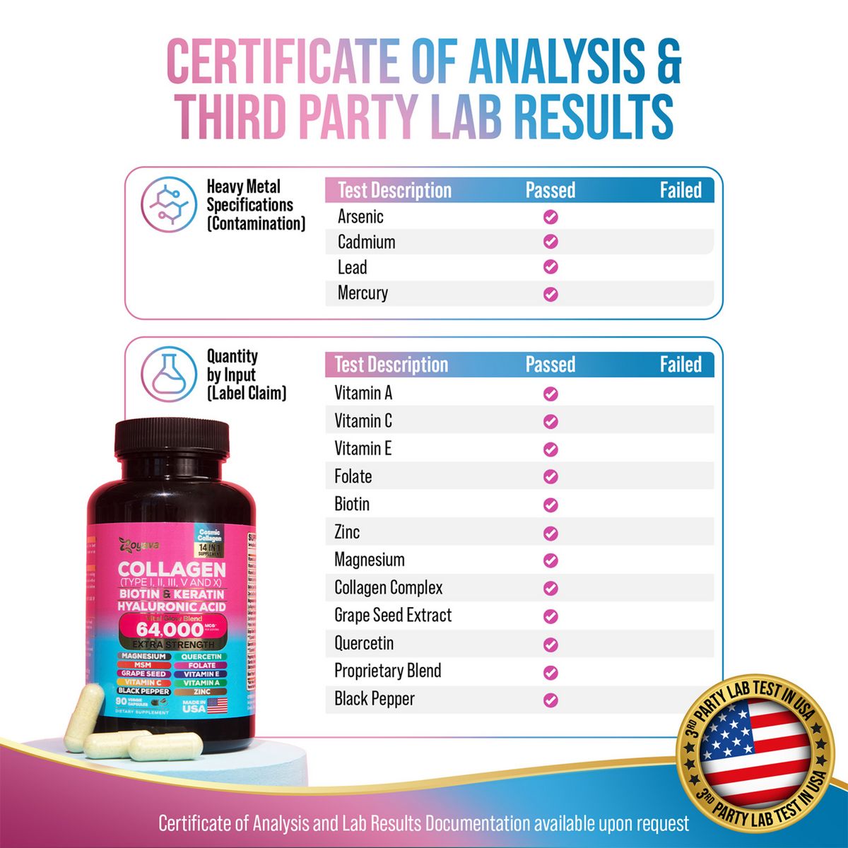 Cosmic Collagen Beauty Complex - 64,000MCG - Illuminate Your Radiance!