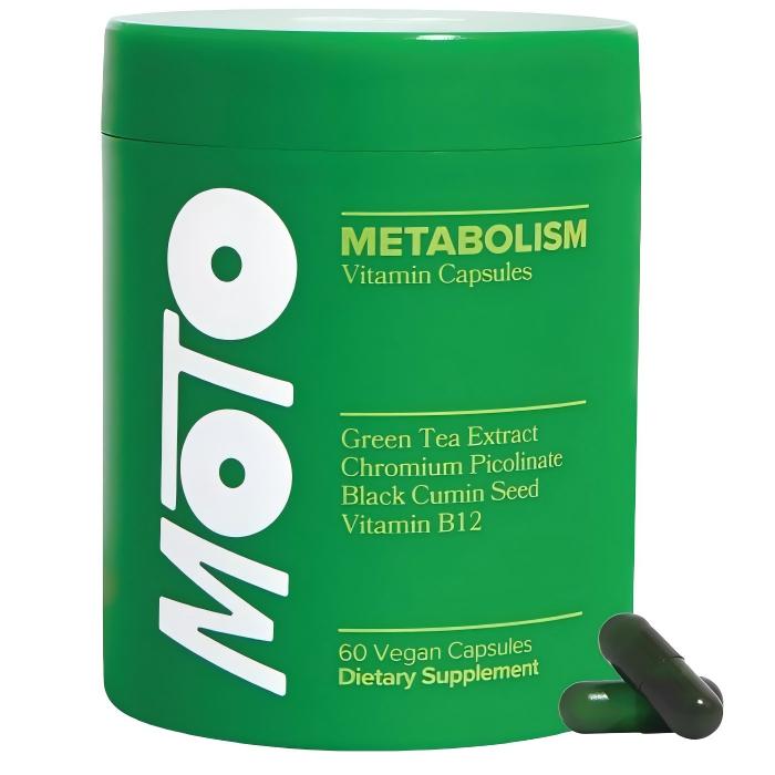 Women's Metabolism Support - Energy, Curb Cravings, Healthy Metabolism - Vegan Capsules, 30 Servings