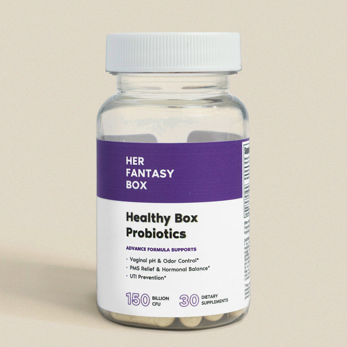 Healthy Box Probiotics for pH, Odor, Pms Relief & Uti Prevention