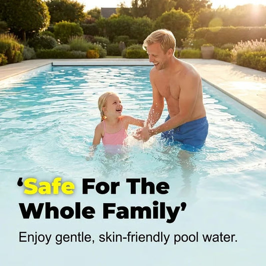 The Next-Gen Pool Purifier is here ✨ 2X Stronger Algae Control, Gentle & Safe for Kids! 👨👩👧👦