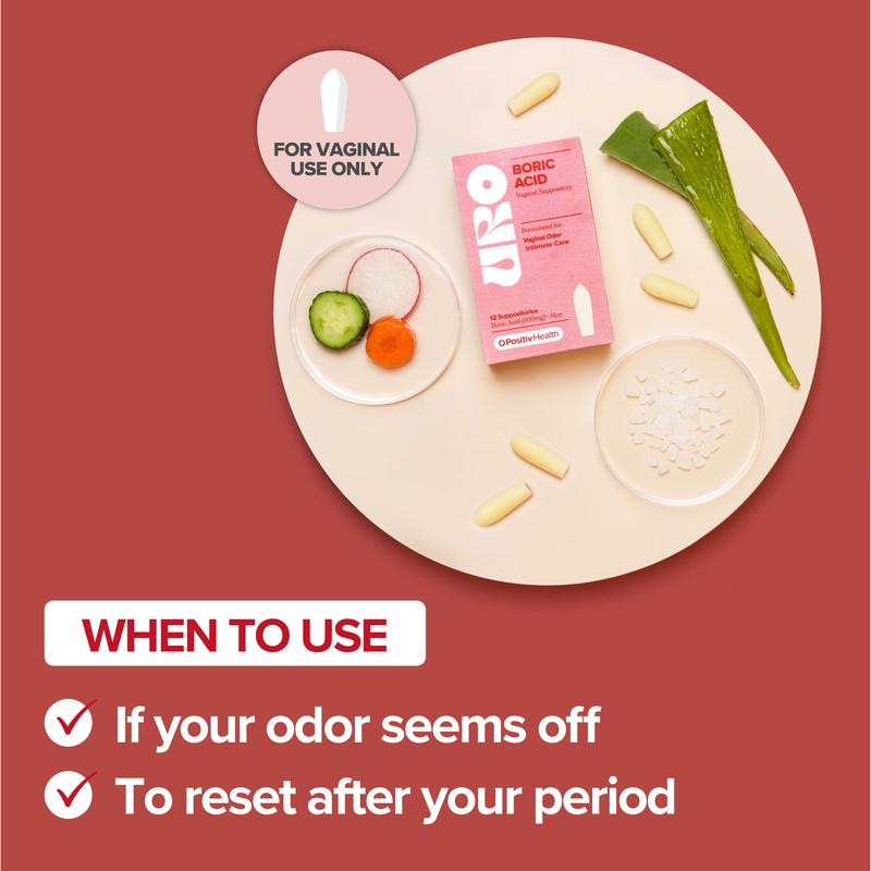 URO - Boric Acid Vaginal Support