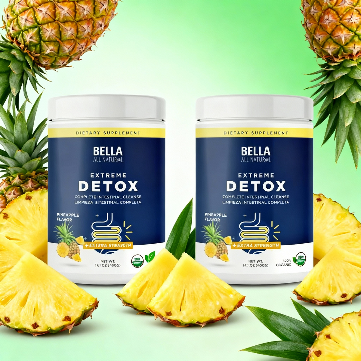 Extreme Detox Powder (Pineapple) – Sleep Balance, Detox & Skin Radiance