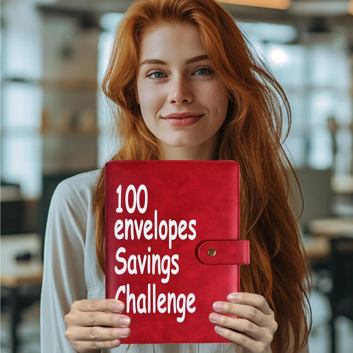 100 Envelopes Money Saving Challenge Binder, Fun and Easy Savings System