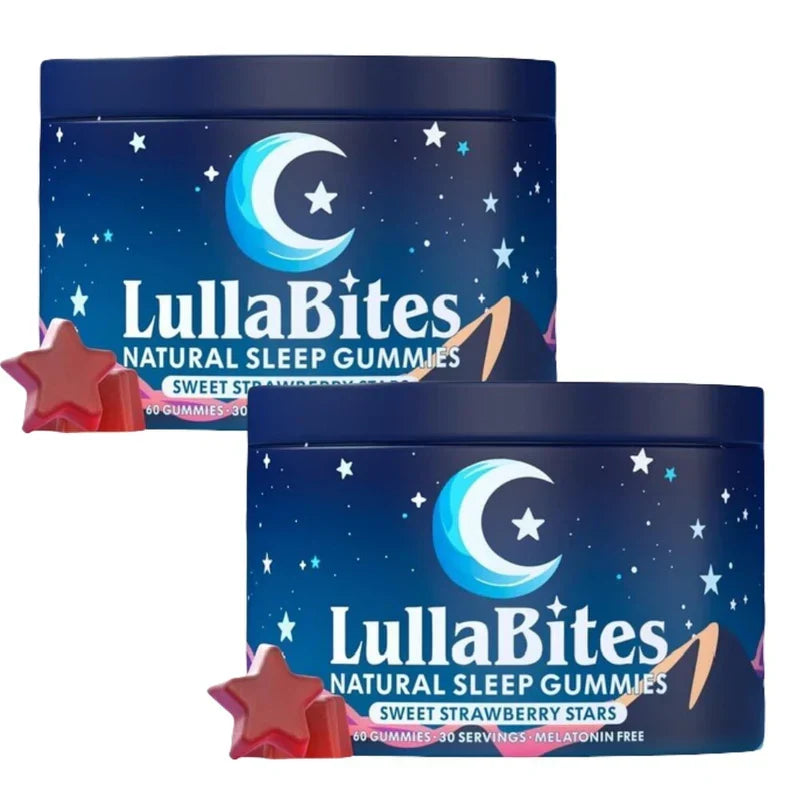 Natural Sleep Gummies - 30 Servings -Sweet Strawberry Stars